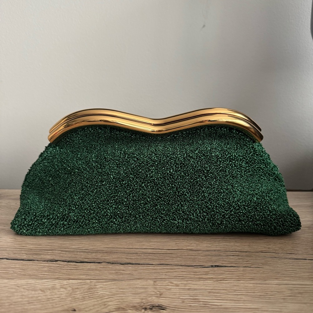 Mansur Gavriel Leaf Baci Clutch